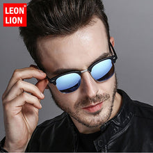 Load image into Gallery viewer, LeonLion 100% Polarized Vintage Semi-Rimless Brand Designer Sunglasses Women/Men Classic Oculos De Sol Gafas Retro Sun Glasses