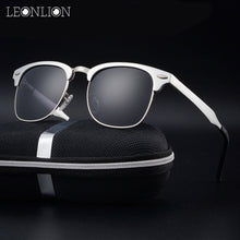Load image into Gallery viewer, LeonLion 2023 100% Polarized Aluminum Magnesium Sunglasses Men Top Brand Design Sun Glasses Classic Retro Outdoor Eyewear