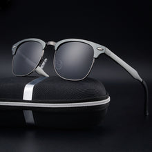 Load image into Gallery viewer, LeonLion 2023 100% Polarized Aluminum Magnesium Sunglasses Men Top Brand Design Sun Glasses Classic Retro Outdoor Eyewear