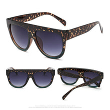 Carica l&#39;immagine nel visualizzatore di Gallery, LeonLion 2023 Big Frame Leopard Sunglasses Women/Men Candy Lens Ladies Sun Glasses Classic Retro Outdoor Oculos De Sol Gafas