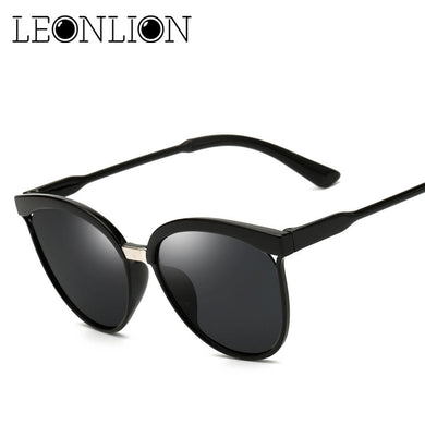 LeonLion 2023 Brand Designer Cat Eye Sunglasses Women  Plastic Sun Glasses Classic Retro Outdoor Gafas De Sol Mujer UV400
