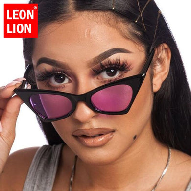 LeonLion 2023 Cat Eye Sunglasses Women Brand Designer Eyeglasses Women/Men  Retro Glasses Sexy Vintage Eyeglasses