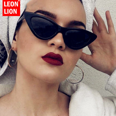 LeonLion 2023 Cat Eye Women Sunglasses Vintage Sun Glasses Women Brand Designer Eyeglasses Women  Mirror Oculos De Sol