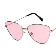 Load image into Gallery viewer, LeonLion 2023 Cateye Street Beat Sunglasses Women  Alloy Mirror Eyeglasses Vintage Outdoor Oculos De Sol Gafas UV400