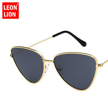 Load image into Gallery viewer, LeonLion 2023 Cateye Street Beat Sunglasses Women  Alloy Mirror Eyeglasses Vintage Outdoor Oculos De Sol Gafas UV400