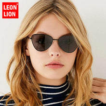 Load image into Gallery viewer, LeonLion 2023 Cateye Street Beat Sunglasses Women  Alloy Mirror Eyeglasses Vintage Outdoor Oculos De Sol Gafas UV400