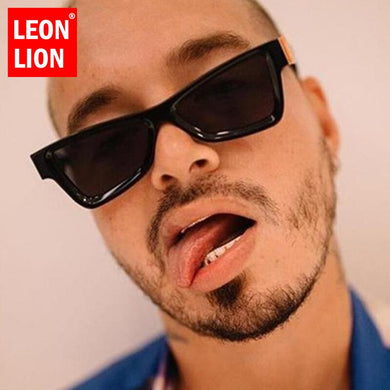 LeonLion 2023 Cateye Sunglasses Men Brand Designer Vintage Eyewear Men/Women Retro Triangular Glasses Men Gafas De Sol Hombre