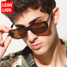 Load image into Gallery viewer, LeonLion 2023 Cateye Sunglasses Men Square Eyeglasses Men/Women  Designer Glasses Men Mirror Gafas De Sol Para Hombre