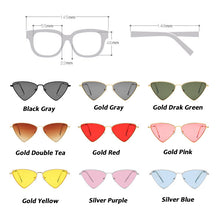 Load image into Gallery viewer, LeonLion 2023 Cateye Sunglasses Women  Brand Glasses For Women/Men Retro Eyeglasses Women Small Oculos De Sol Feminino