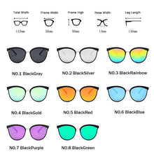 Load image into Gallery viewer, LeonLion 2023 Cateye Sunglasses Women  Round Sun Glasses For Women/Men Retro Glasses Women Mirror Lunette De Soleil Femme