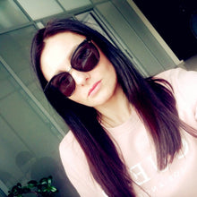 Load image into Gallery viewer, LeonLion 2023 Cateye Sunglasses Women  Round Sun Glasses For Women/Men Retro Glasses Women Mirror Lunette De Soleil Femme