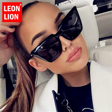 LeonLion 2023 Cateye Sunglasses Women Vintage Glasses for Women/Men  Brand Sunglasses Women Small Oculos De Sol Feminino