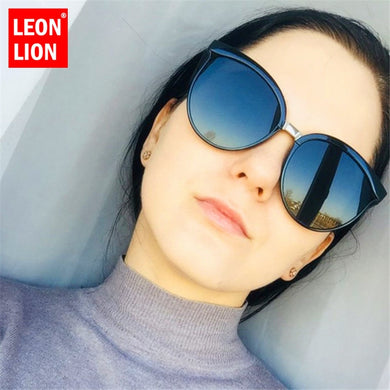 LeonLion 2023 Classic Cateye Sunglasses Women  Plastic Sun Glasses Colorful Vintage Street Beat Lunette De Soleil Femme