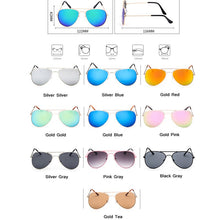 Carica l'immagine nel visualizzatore di Gallery, LeonLion 2023 Classic Sunglasses Girls/Boys Colorful Mirror Children Glasses Metal Frame Kids Outdoor Travel Eyeglasses