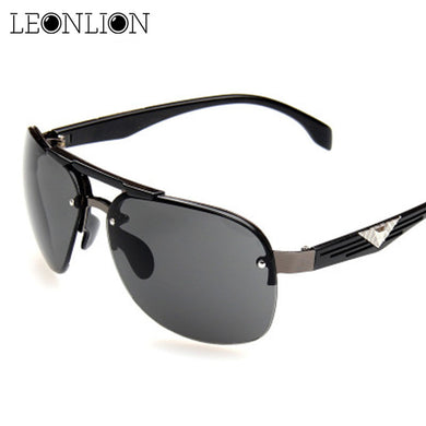 LeonLion 2023 Classic Vintage Sunglasses Man Driving Big Frame Sun Glasses Women Brand Designer UV400 Outdoor Oculos De Sol