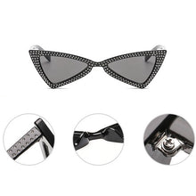 Load image into Gallery viewer, LeonLion 2023 Crystal Triangle Sunglasses Women Ocean Lens Classic Vintage Sun Glasses Outdoor UV400 Oculos De Sol Masculino