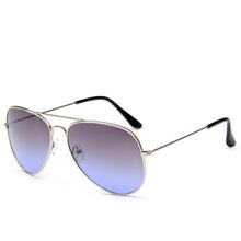 Load image into Gallery viewer, LeonLion 2023 Double Colors Gradient Sunglasses Women Alloy Mirror Glasses Lady Retro Metal Glasses Lunette De Soleil Femme