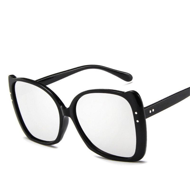 LeonLion 2023 Butterfly Oversized Frame Sunglasses Women Retro Square Glasses Men Leopard Oculos Feminino Plus Size