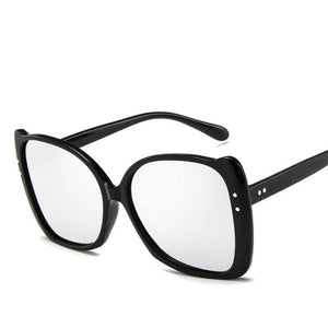 LeonLion 2023 Butterfly Oversized Frame Sunglasses Women Retro Square Glasses Men Leopard Oculos Feminino Plus Size