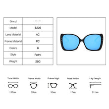 Carica l&#39;immagine nel visualizzatore di Gallery, LeonLion 2023 Butterfly Oversized Frame Sunglasses Women Retro Square Glasses Men Leopard Oculos Feminino Plus Size