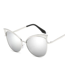 Load image into Gallery viewer, LeonLion 2023 Cat Eye Sunglasses Women Vintage Metal   Glasses for Women Mirror Retro Oculos De Sol Feminino