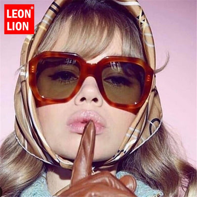LeonLion 2023 Classic Sunglasses Women Vintage Glasses Men Street Beat Shopping Mirror Retro Lentes De Sol Hombre UV400