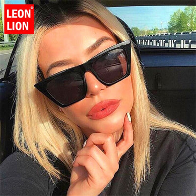 LeonLion 2023  Square Sunglasses Women Candy Color Lens Glasses Classic Retro Outdoor Shopping Lentes De Sol Mujer