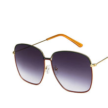Load image into Gallery viewer, 2022 Fashion Metal Women Sunglasses Mirror Classic Large frame Retro Street Beat Glasses Travel Oculos De Sol UV400
