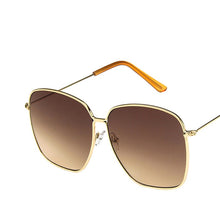 Load image into Gallery viewer, 2022 Fashion Metal Women Sunglasses Mirror Classic Large frame Retro Street Beat Glasses Travel Oculos De Sol UV400