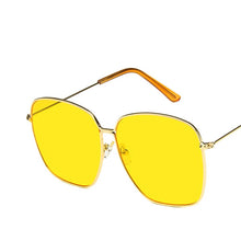 Load image into Gallery viewer, 2022 Fashion Metal Women Sunglasses Mirror Classic Large frame Retro Street Beat Glasses Travel Oculos De Sol UV400