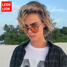 Load image into Gallery viewer, LeonLion 2023 Men Sunglasses Vintage Metal  Classic Glasses Women Retro Shopping Oculos De Sol Feminino UV400