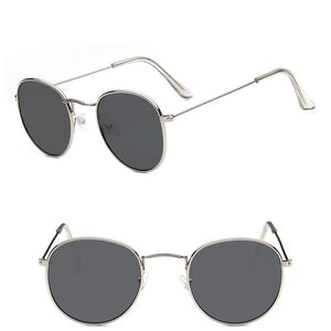 LeonLion 2022  Retro Sunglasses Men Round Vintage Glasses for Men/Women  Sunglasses Men Small Lunette Soleil Homme