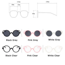 Carica l&#39;immagine nel visualizzatore di Gallery, LeonLion 2023 Round Children&#39;s Sunglasses Candy Color Kid Eyeglasses Personality Baby Pink Lovely Glasses Frames