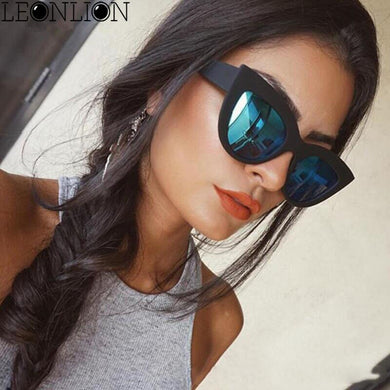 LeonLion 2023 Female Vintage Sunglasses Women/Men Cat Eye  Sun Glasses Classic Shopping Goggle Oculos De Sol UV400