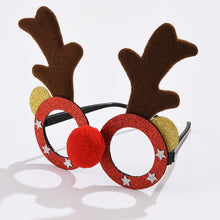 Carica l&#39;immagine nel visualizzatore di Gallery, LeonLion 2023 Funny Round Glasses Frame Men Christmas Snowman Eyewear Men/Women Funny Party Glasses Frames Women Dress Up