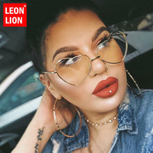 Load image into Gallery viewer, LeonLion 2023 Heart Sunglasses Women Vintage Glasses for Women/Men Ocean Lens Eyeglasses Women Mirror Oculos De Sol Feminino