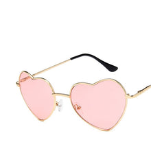 Load image into Gallery viewer, LeonLion 2023 Heart Sunglasses Women Vintage Glasses for Women/Men Ocean Lens Eyeglasses Women Mirror Oculos De Sol Feminino
