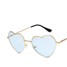 Load image into Gallery viewer, LeonLion 2023 Heart Sunglasses Women Vintage Glasses for Women/Men Ocean Lens Eyeglasses Women Mirror Oculos De Sol Feminino