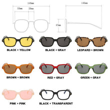 Load image into Gallery viewer, LeonLion 2023  Sunglasses Women Vintage Square Eyeglasses Women/Men  Glasses Women  Gafas De Sol Mujer