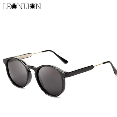 LeonLion 2023 Leopard Round Sunglasses Women/Men Classic Outdoor Oculos De Sol Gafas UV400  Brand Designer Driving Sun Glasses