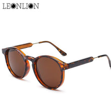 Load image into Gallery viewer, LeonLion 2023 Leopard Round Sunglasses Women/Men Classic Outdoor Oculos De Sol Gafas UV400  Brand Designer Driving Sun Glasses