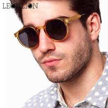 Load image into Gallery viewer, LeonLion 2023 Leopard Round Sunglasses Women/Men Classic Outdoor Oculos De Sol Gafas UV400  Brand Designer Driving Sun Glasses