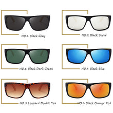 Load image into Gallery viewer, LeonLion 2023 Leopard Wood Sunglasses Men  Classic Polarized Eyewear Street Beat Vintage Outdoor Oculos De Sol Gafas UV400