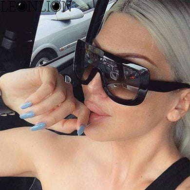 LeonLion 2023  Big Frame Sunglasses Women Designer Man/Women Sun Glasses Classic Vintage Large UV400 Outdoor Oculos