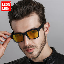 Carica l'immagine nel visualizzatore di Gallery, LeonLion 2023  Polarized Square Sunglasses Men Plastic Retro Classic Eyeglasses Vintage Outdoor Driving Oculos De Sol
