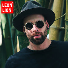 Load image into Gallery viewer, LeonLion 2023  Sunglasses Men Polarized Round Sun Glasses For Men Vintage Sunglasses Men Mirror Gafas De Sol Hombre UV400