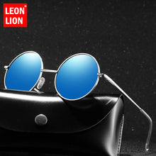Load image into Gallery viewer, LeonLion 2023  Sunglasses Men Polarized Round Sun Glasses For Men Vintage Sunglasses Men Mirror Gafas De Sol Hombre UV400
