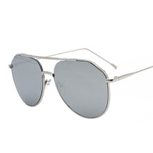 Load image into Gallery viewer, LeonLion 2023 Metal Ocean Lens Sunglasses Women/Men Oval Glasses Eyewear  Retro Vintage Mirror Oculos De Sol Feminino