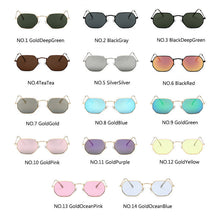 Load image into Gallery viewer, LeonLion 2023 Metal Women Sunglasses Mirror Classic Retro Street Beat Metal Glasses Men Eyeglasses Driving Oculos De Sol UV400