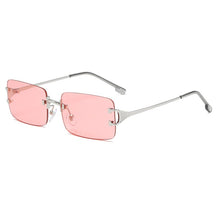 Load image into Gallery viewer, LeonLion 2023 Rectangle Sunglasses Women Rimless Square Sun Glasses Ladies Punk Eyeglasses Women/Men Alloy Glasses Female